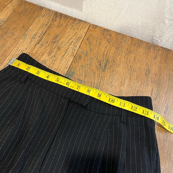🖤 Dynamite Black Pinstripe Trousers – Size P/S - Picture 4 of 9